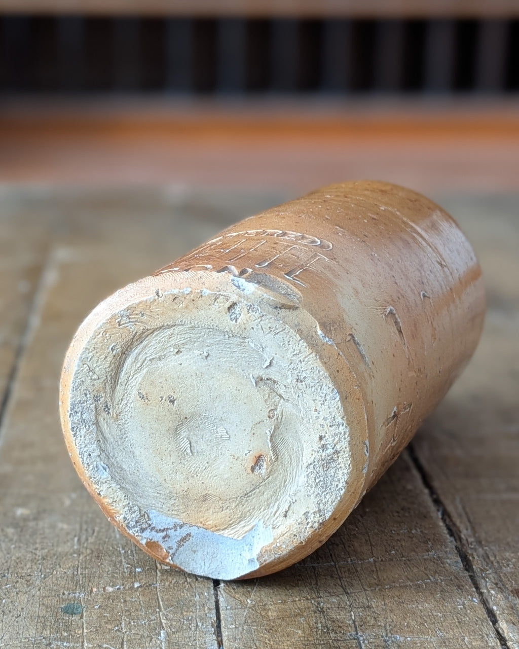 Victorian Salt-Glazed Stoneware Bottle