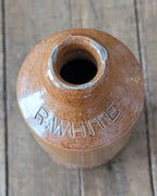 Victorian Salt-Glazed Stoneware Bottle