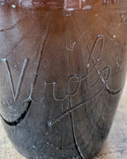 Vintage Glass Virol Pot