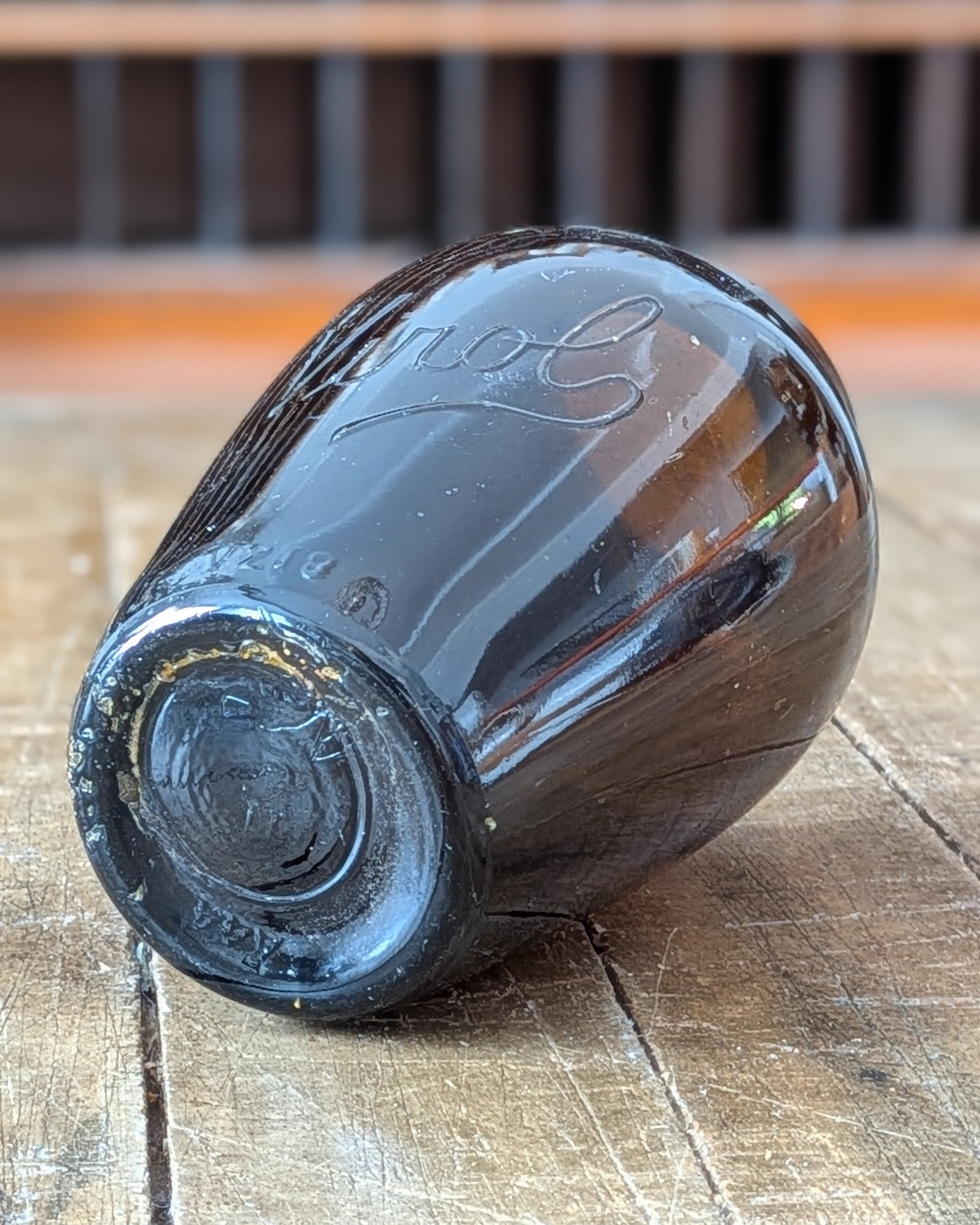 Vintage Glass Virol Pot