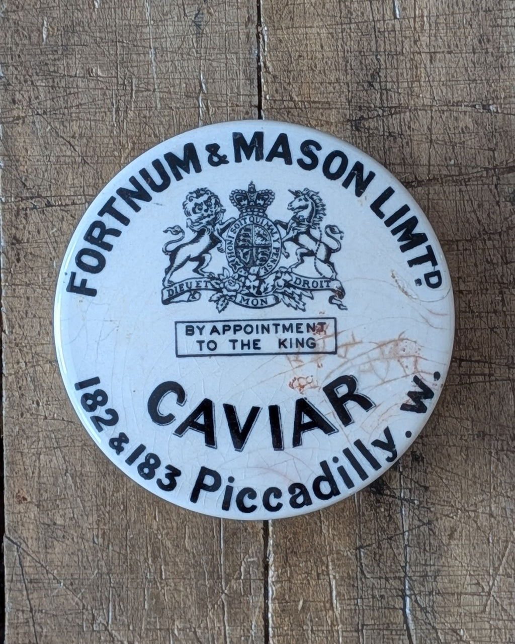 Fortnum & Mason Caviar Lidded Pot