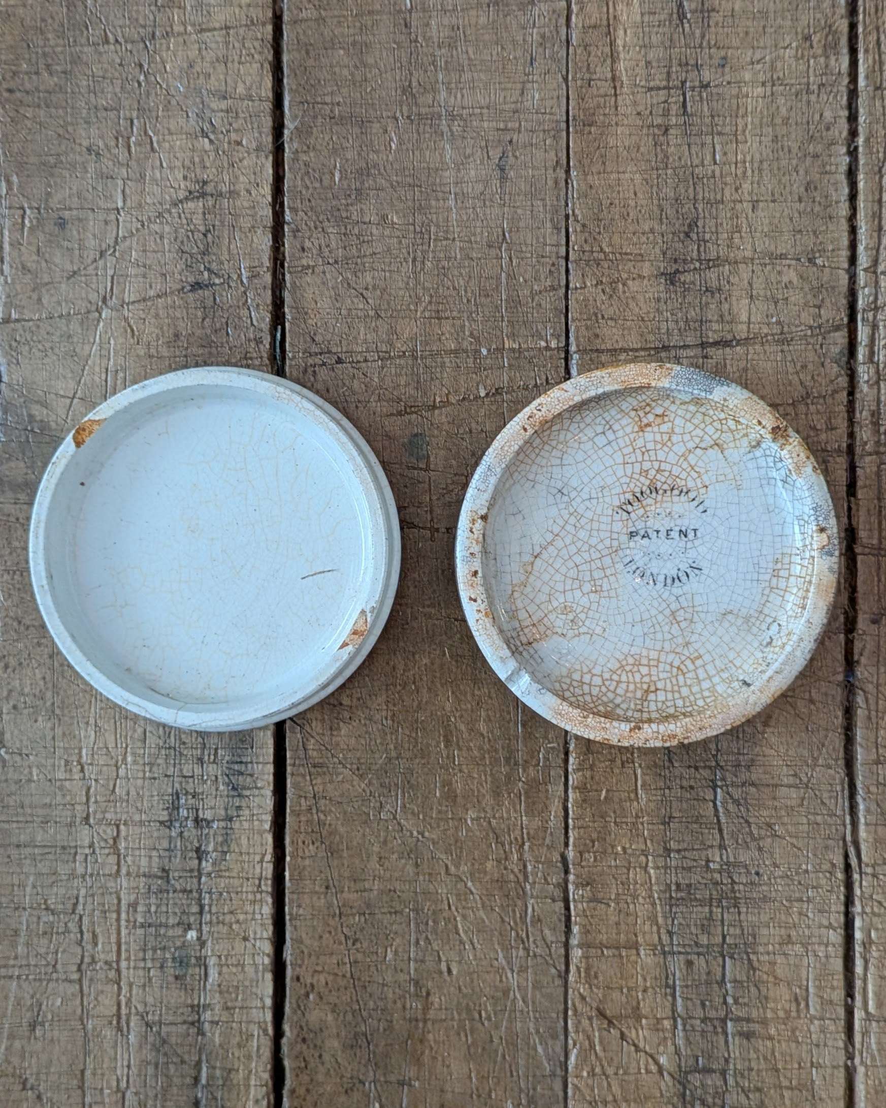 Victorian-Era Crown Perfumery Co. Cherry Toothpaste Lidded Pot