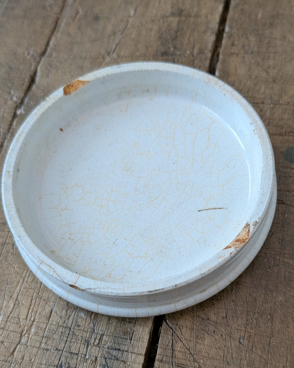 Victorian-Era Crown Perfumery Co. Cherry Toothpaste Lidded Pot