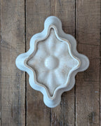 Vintage French or Diamond Shaped Shelley Ironstone Jelly Mold