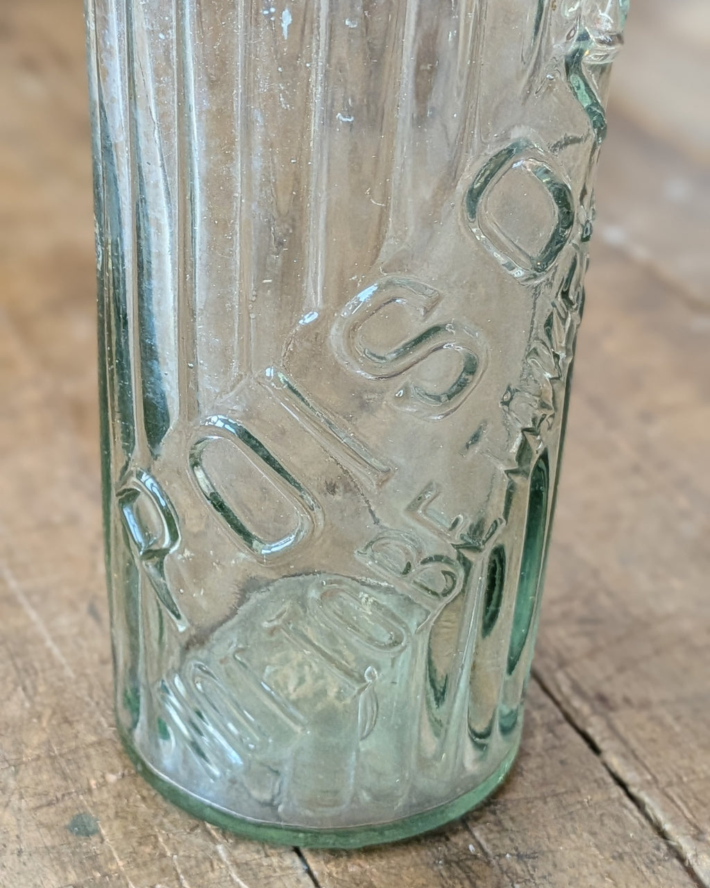 Victorian-Era Antique Glass Poison Bottle