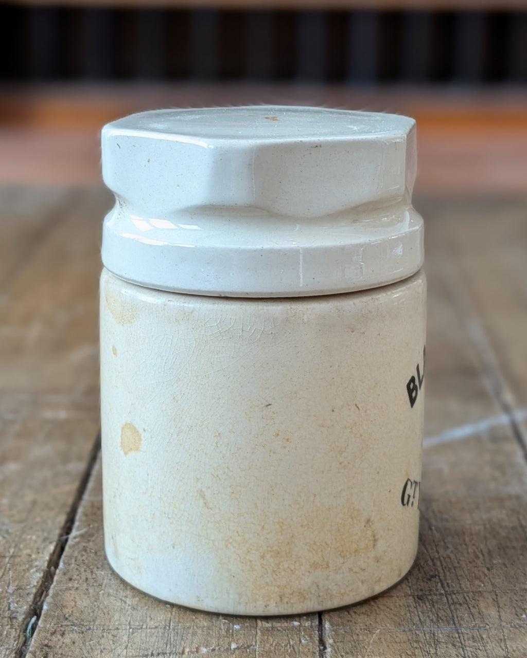 Blanchflower & Sons Home-Made Potted Meat Pot, c1885-1895