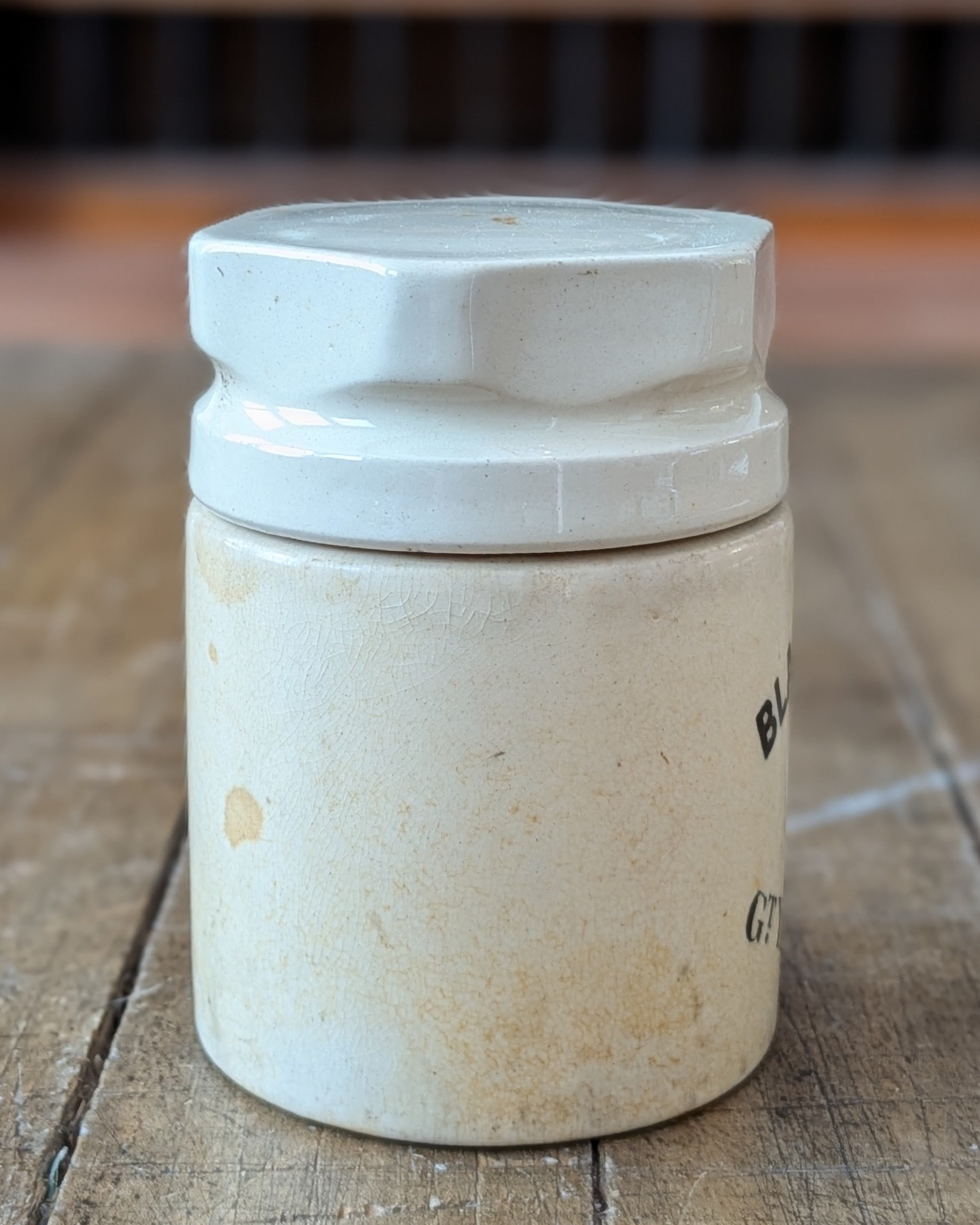 Blanchflower & Sons Home-Made Potted Meat Pot, c1885-1895