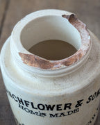 Blanchflower & Sons Home-Made Potted Meat Pot, c1885-1895