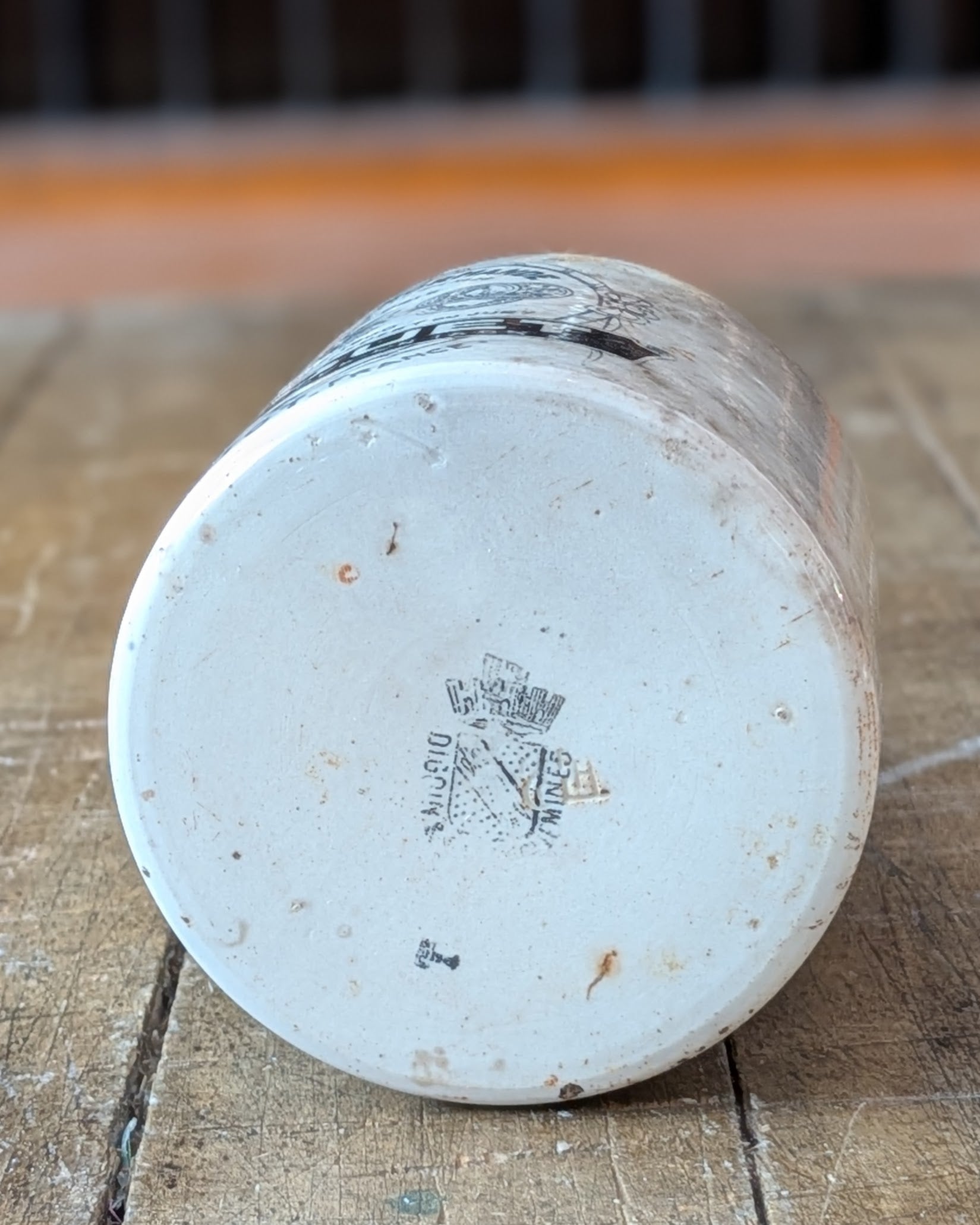 "Bocquet" Mustard Advertising Pot