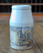 Pratt Ware Cream Pot "Continental Fish Market"