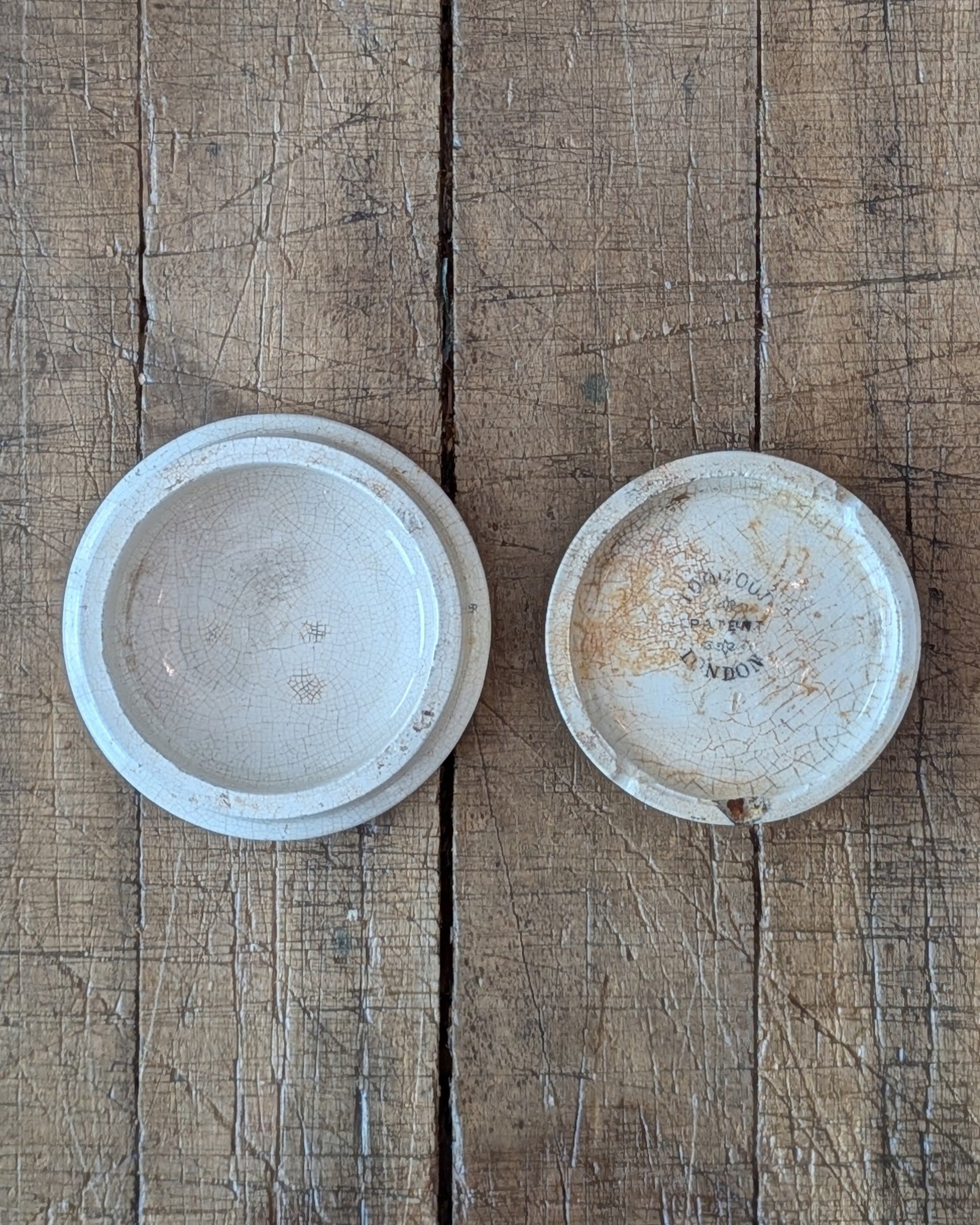 John Gosnell & Co. Lidded Cherry Toothpaste Pot