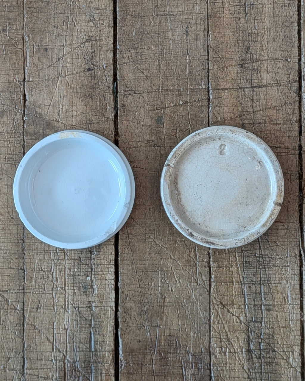 R. Hovenden & Sons Creme D'Amande Lidded Pot