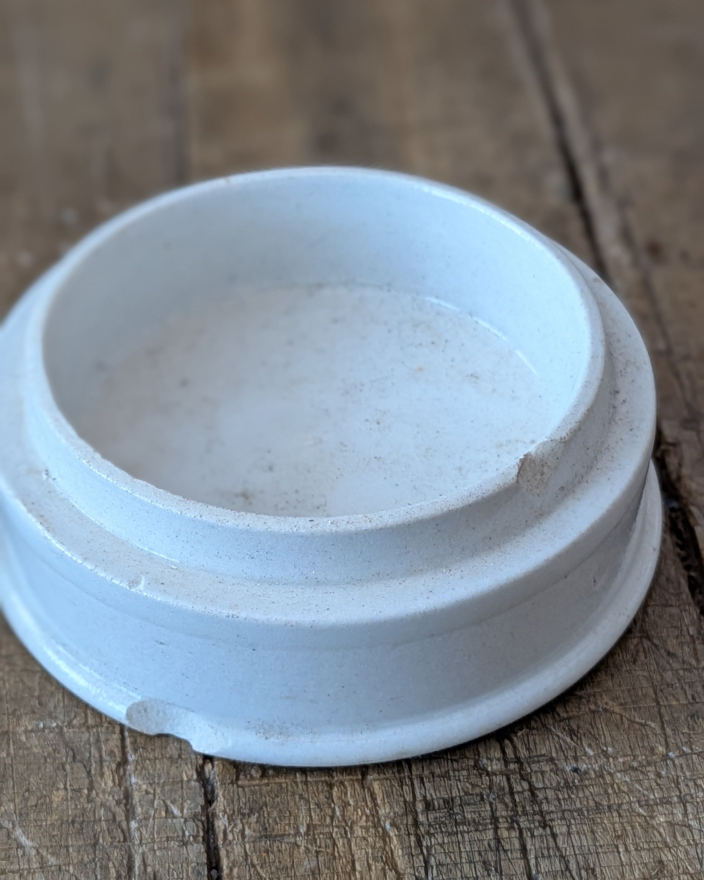 Cherry Tooth Paste English Ironstone Lidded Advertising Pot