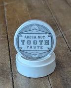 Victorian Areca Nut Tooth Paste Lidded Advertising Pot