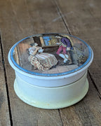 Prattware Lidded Pot "The First Appeal"