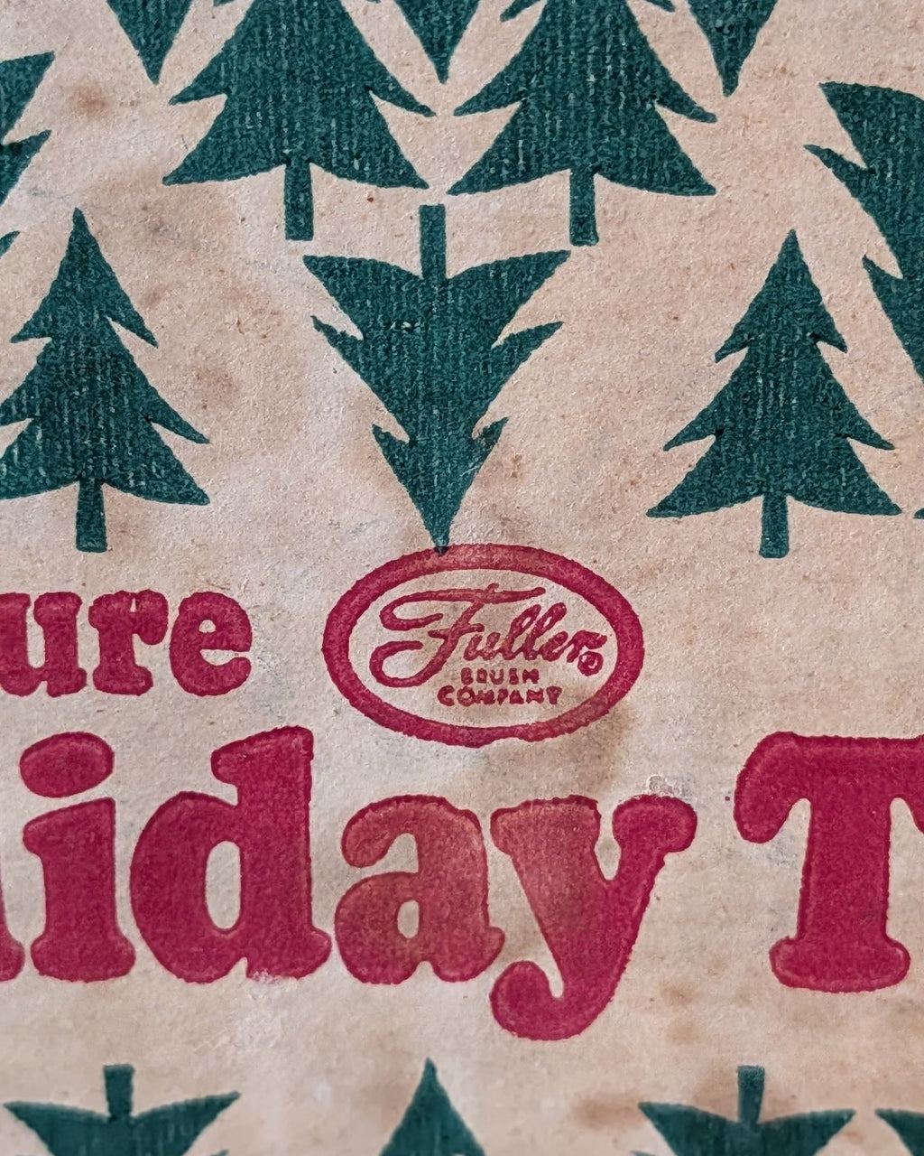 Vintage Fuller Brush Company Holiday Tree