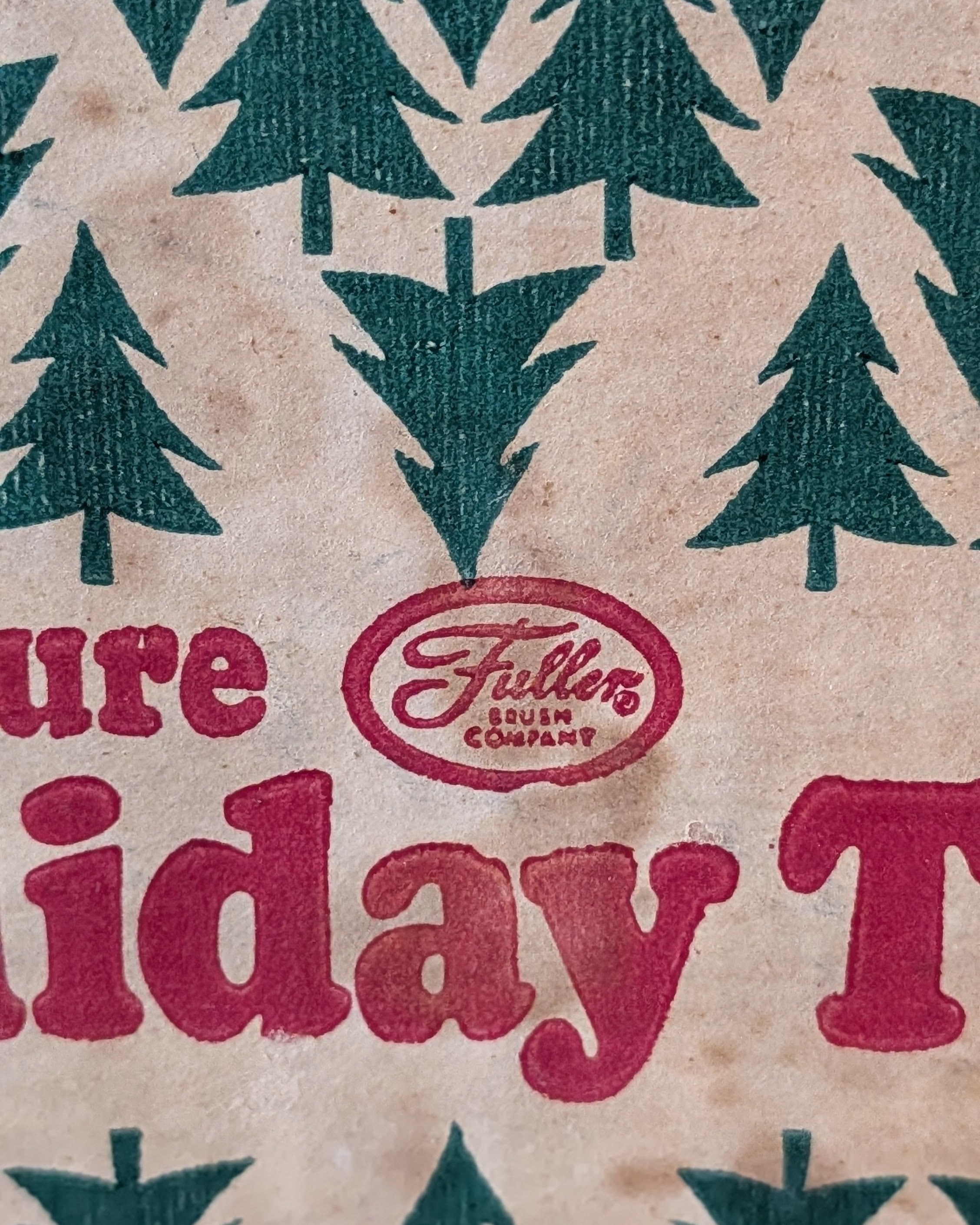 Vintage Fuller Brush Company Holiday Tree