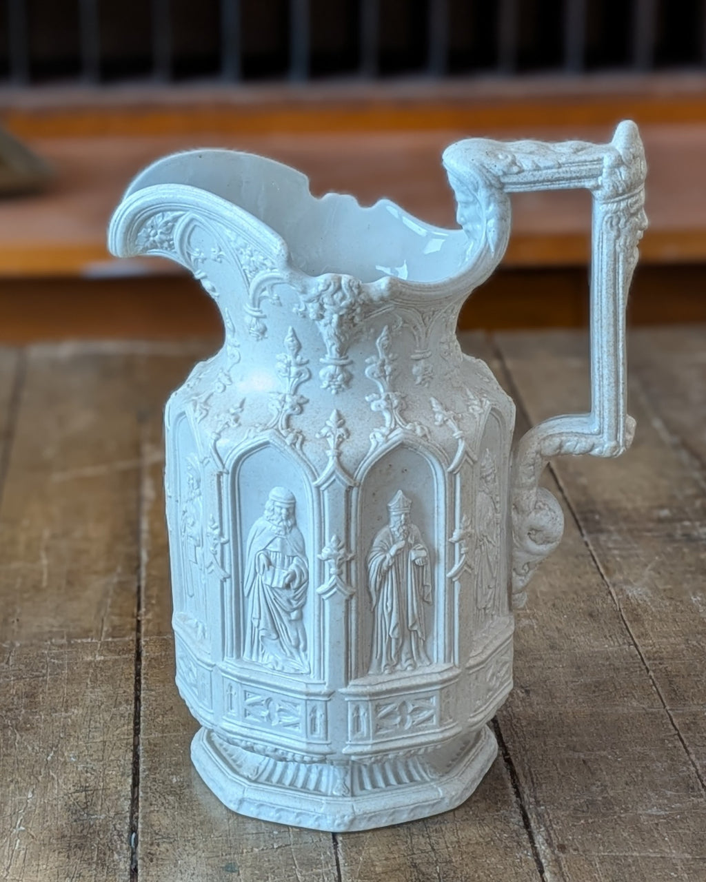 Charles Meigh Apostle Jug c1842 Gothic