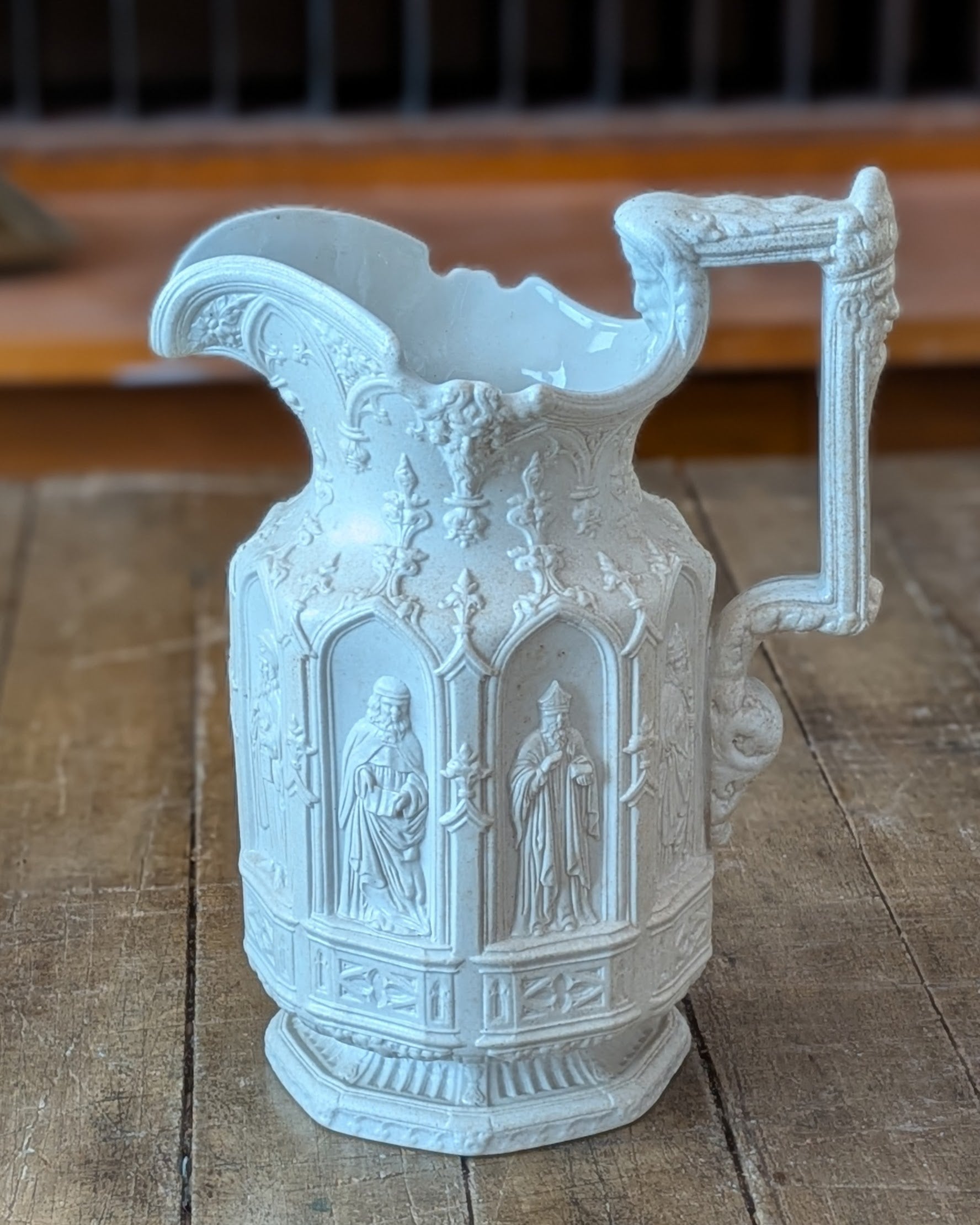 Charles Meigh Apostle Jug c1842 Gothic