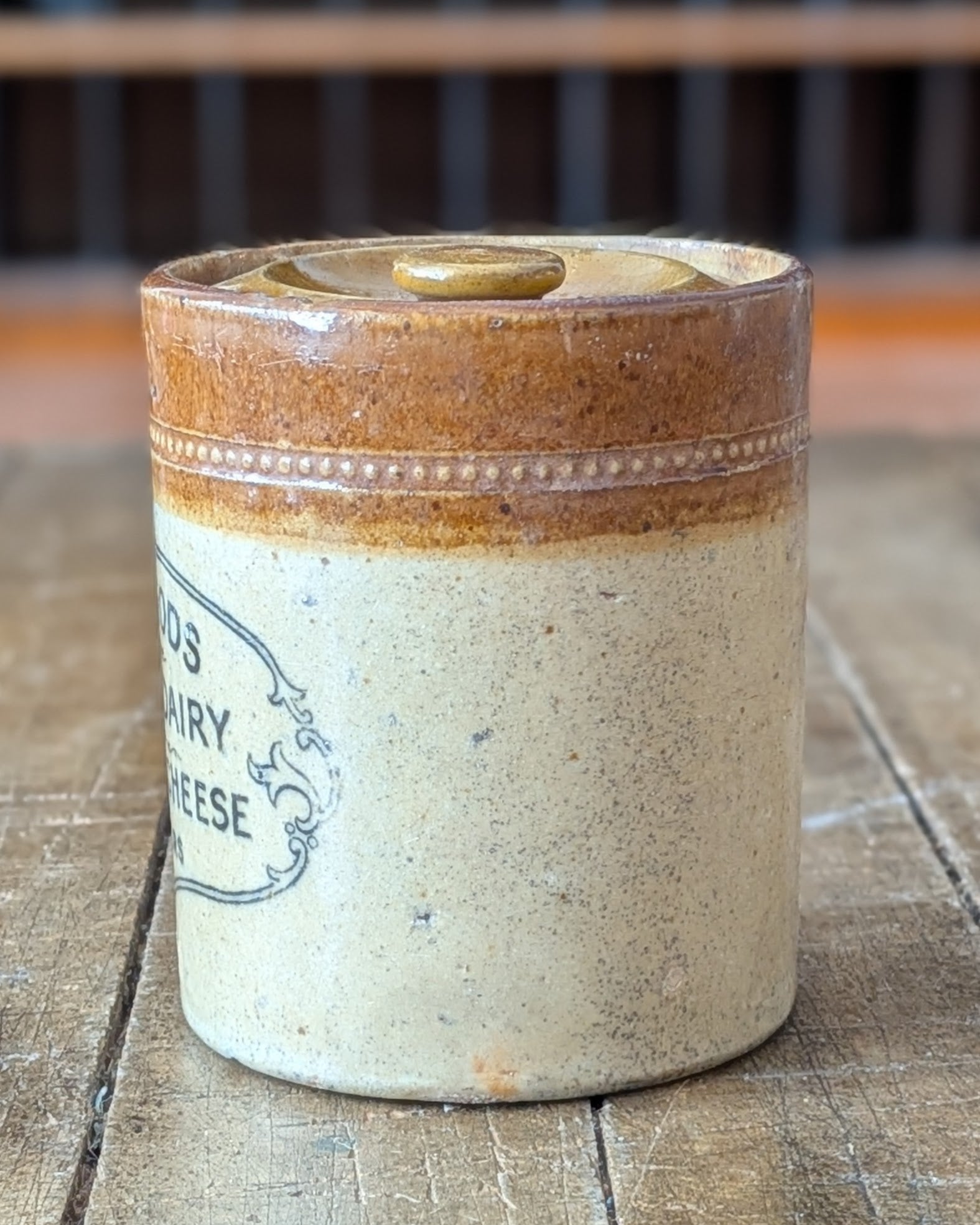 Harrods Prize Dairy Stilton Cheese Pot with Lid