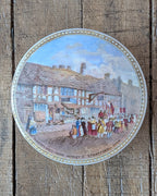 c1870 Prattware Lidded Pot 'Shakspeare's House Henley St. Stratford on Avon'