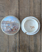 c1870 Prattware Lidded Pot 'Shakspeare's House Henley St. Stratford on Avon'