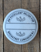 Large Victorian Relish Lidded Pot