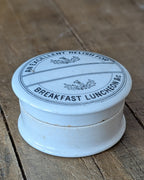 Large Victorian Relish Lidded Pot