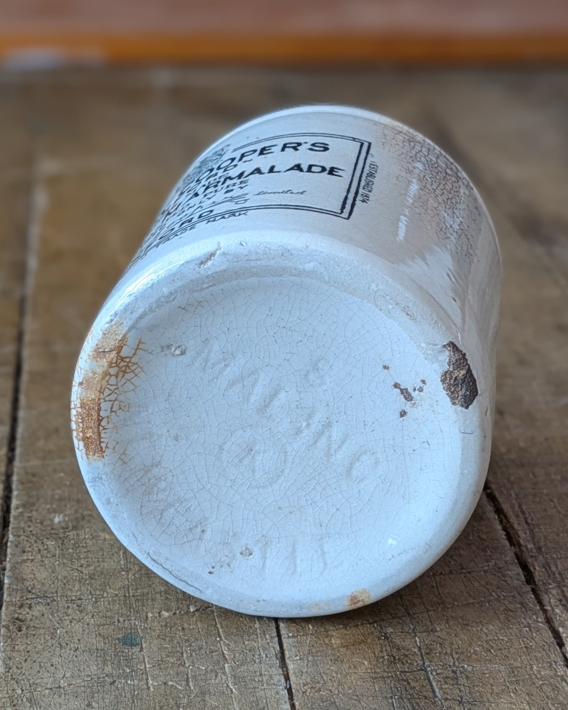 Frank Cooper's Oxford Marmalade Advertising Jar