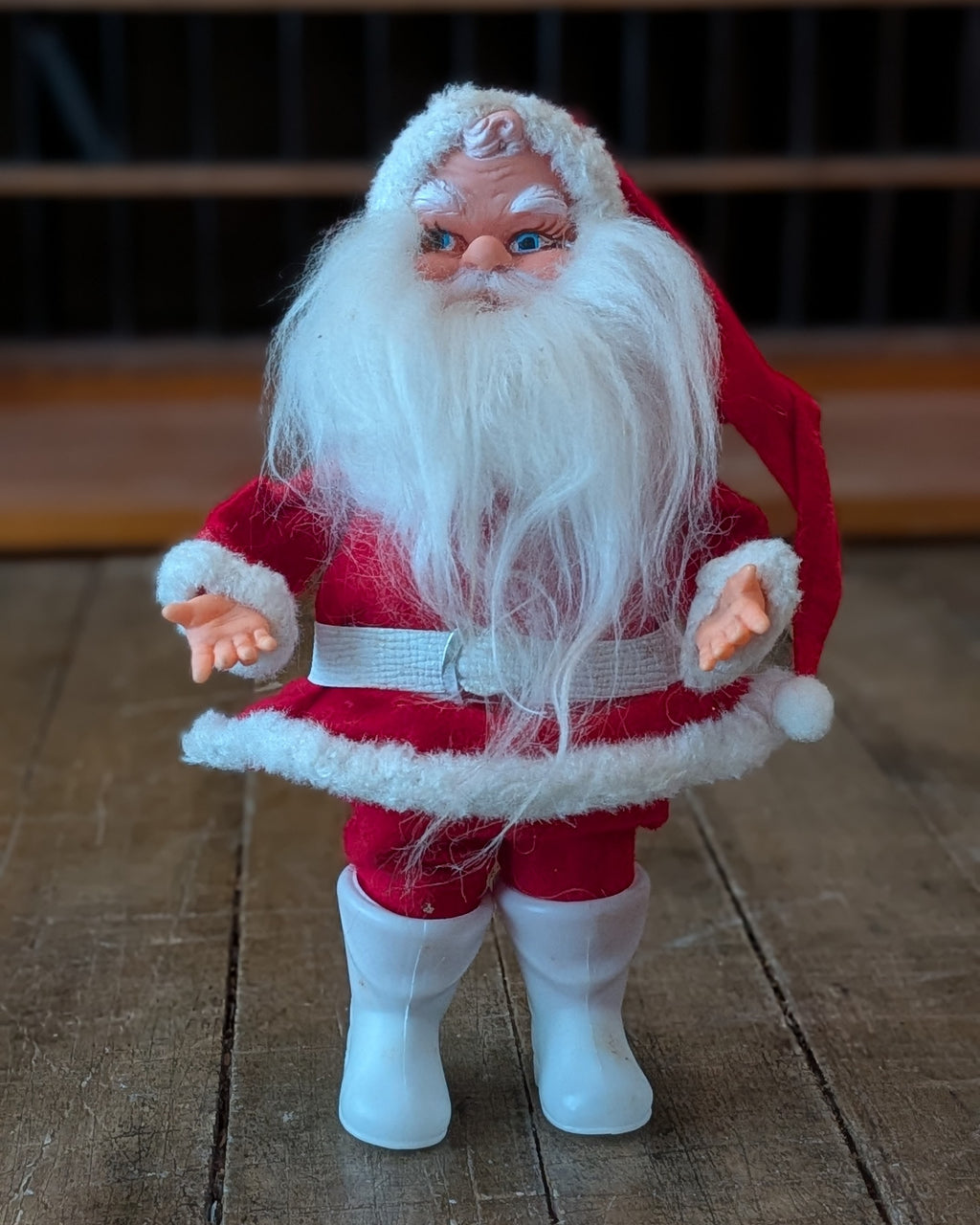 Vintage Bendable Santa Doll