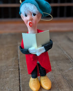 Set of 3 Vintage Caroler Ornaments
