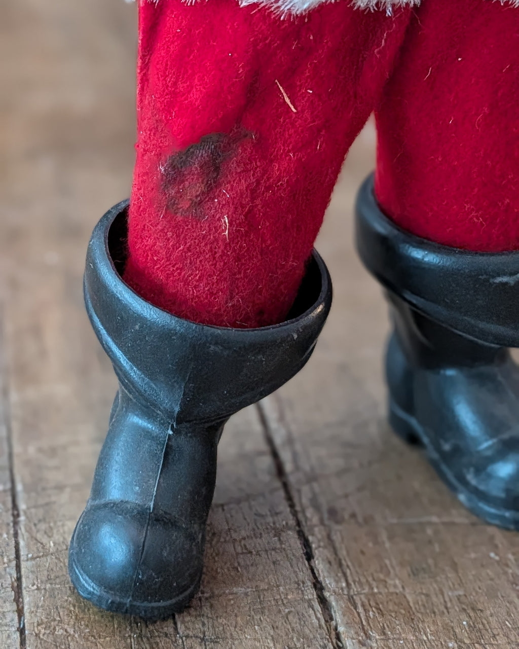 Vintage 1950s Bendable Santa Doll