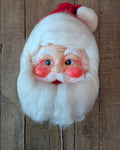 Vintage Santa Head Pull-String Music Box