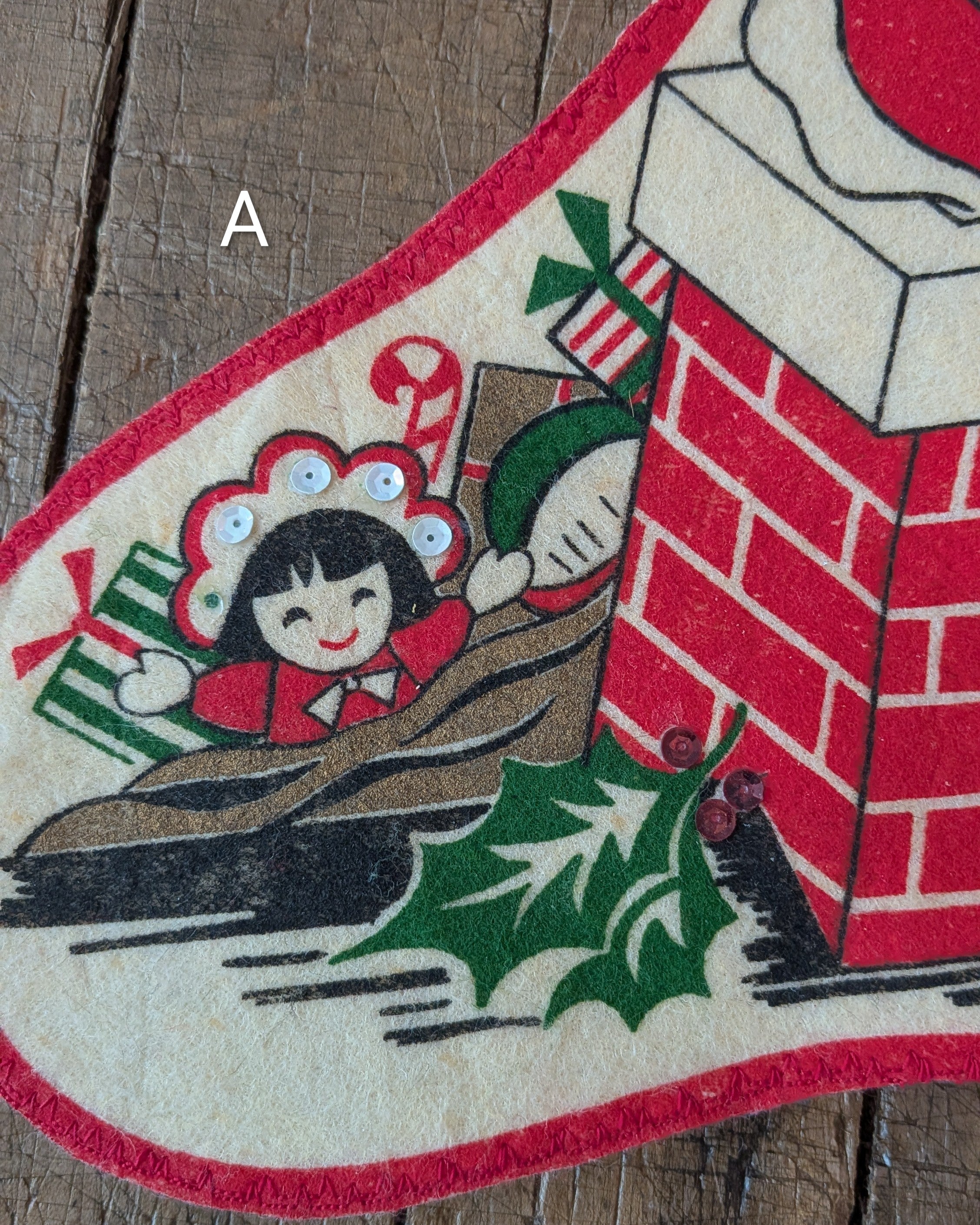 CHOICE Vintage Felt Christmas Stockings