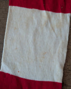 Vintage Knit Stocking with Santa & Merry Christmas