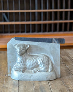 Vintage Metal Lamb Chocolate Mold