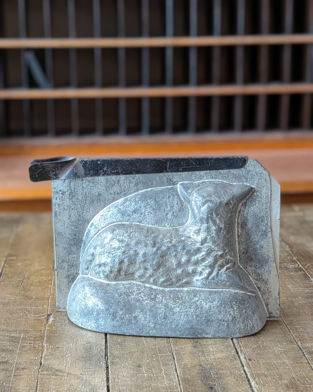 Vintage Metal Lamb Chocolate Mold