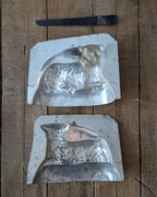 Vintage Metal Lamb Chocolate Mold