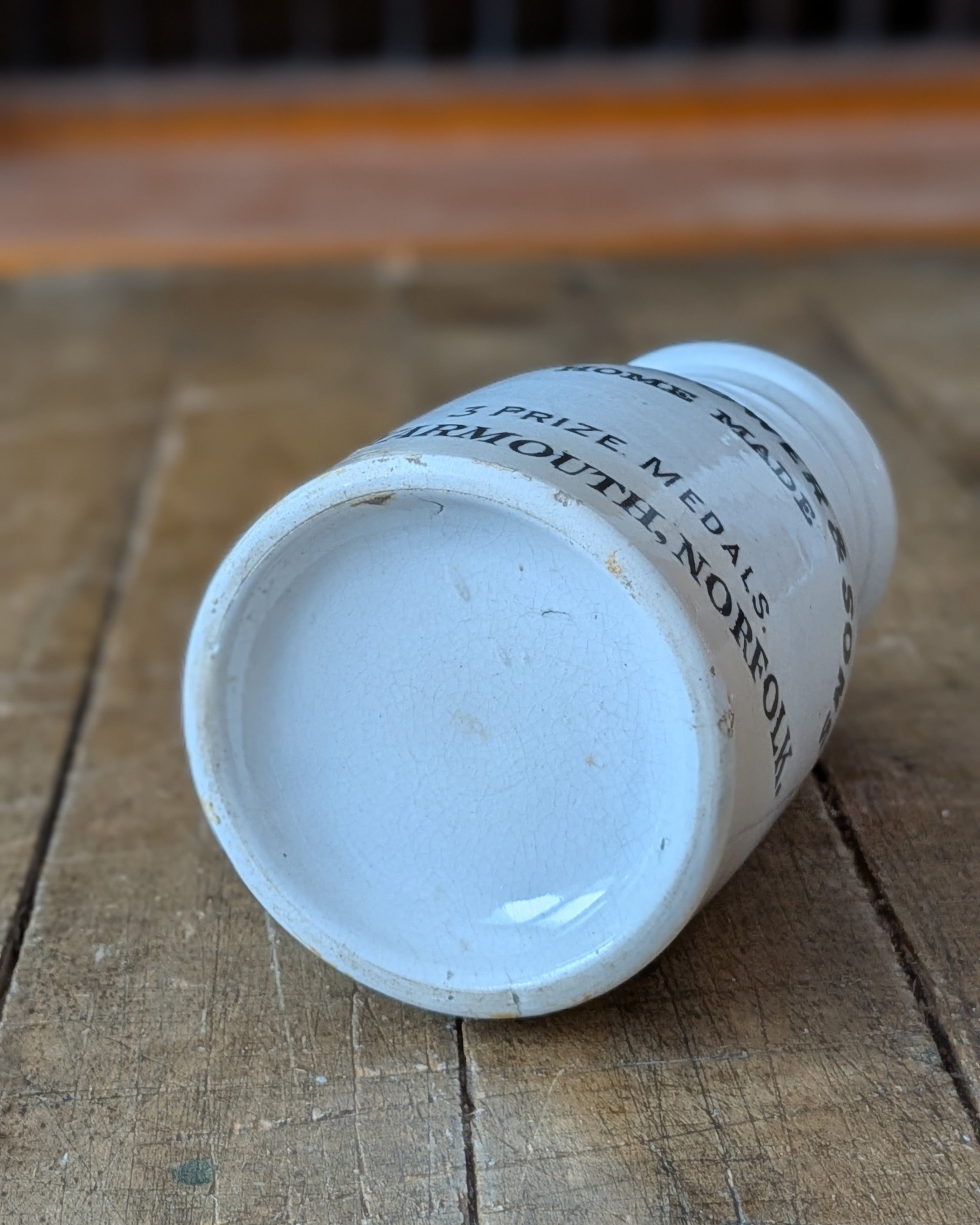 Ironstone Blanchflower & Sons Advertising Pot