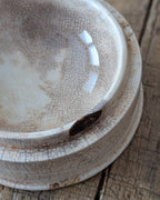 19th Century English Prattware Lidded Pot "The Snow Drift"