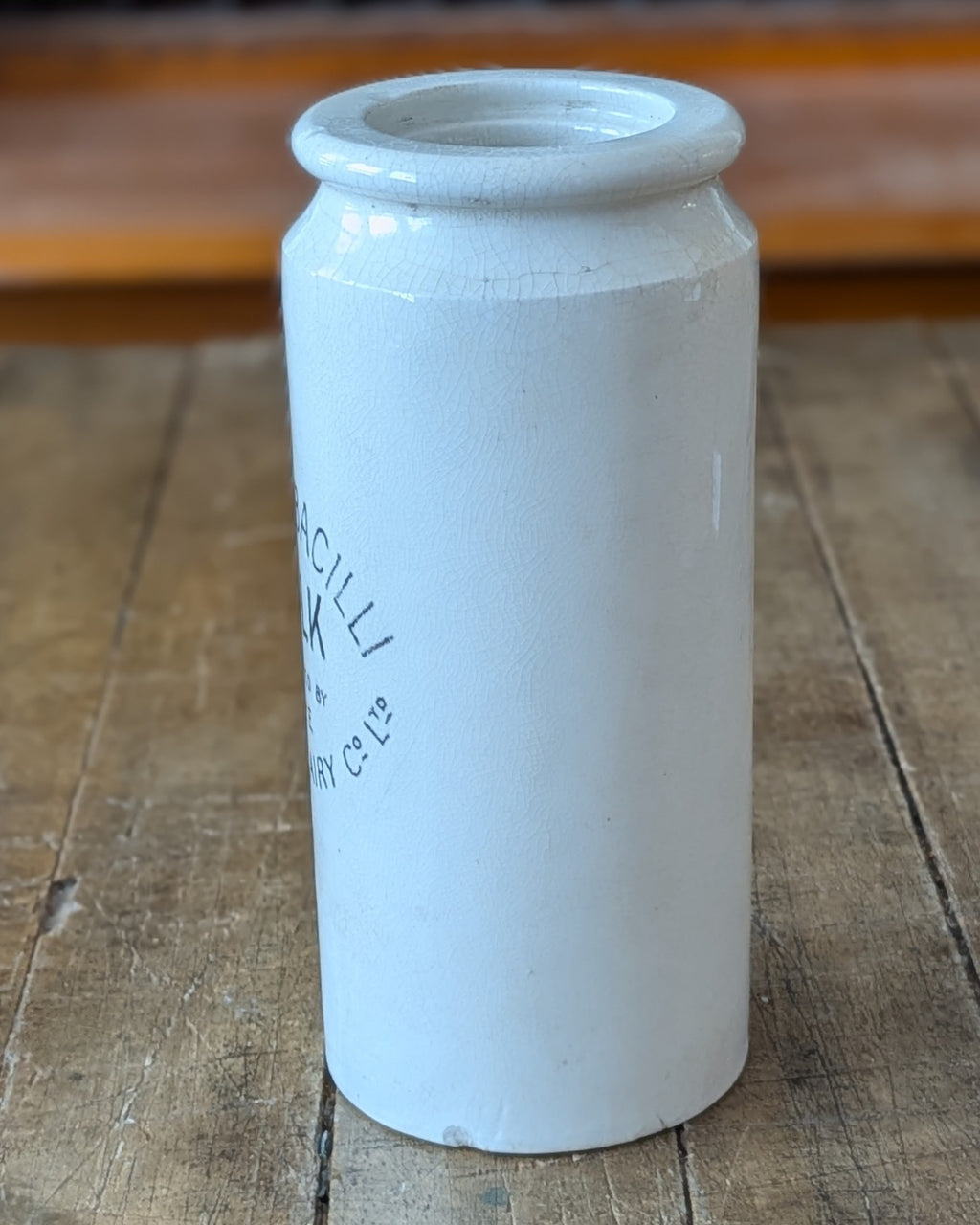Large Express Dairy Co. Lactic-Bacilli Milk Crock