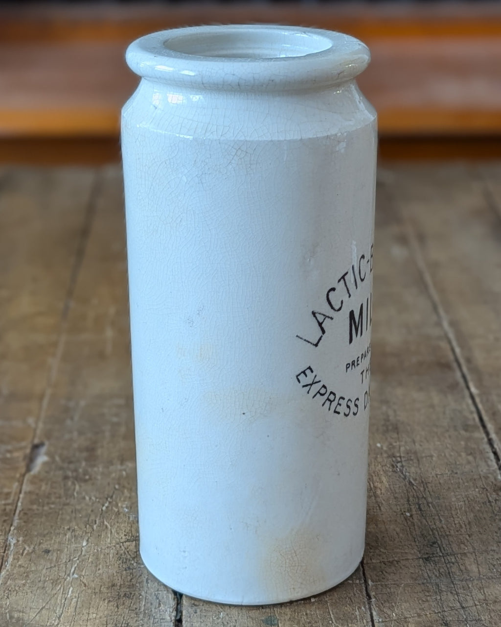 Large Express Dairy Co. Lactic-Bacilli Milk Crock