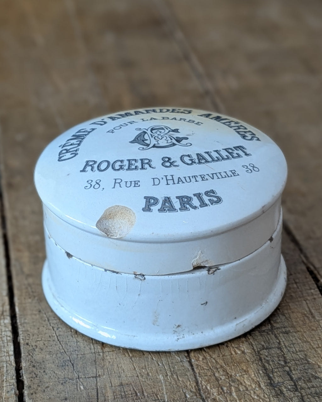 Roger & Gallet Shaving Cream Pot Paris