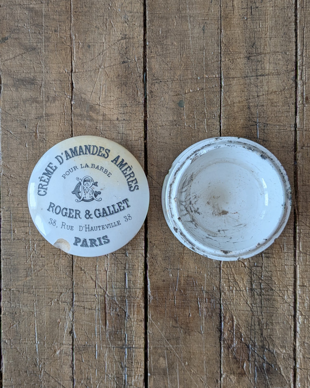 Roger & Gallet Shaving Cream Pot Paris