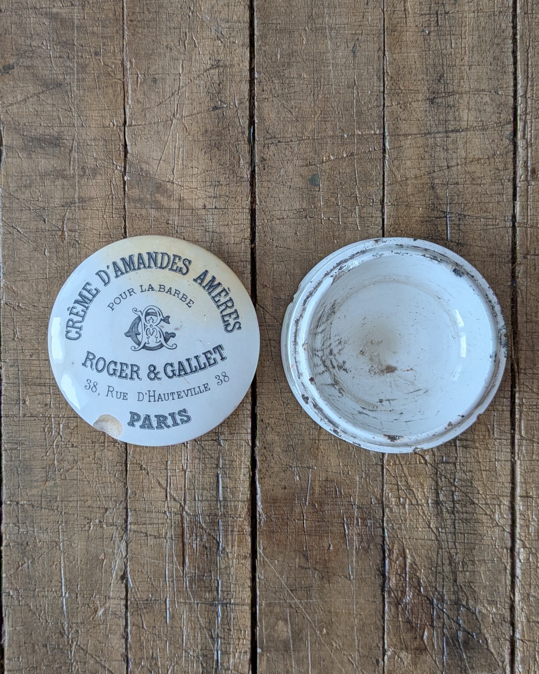 Roger & Gallet Shaving Cream Pot Paris
