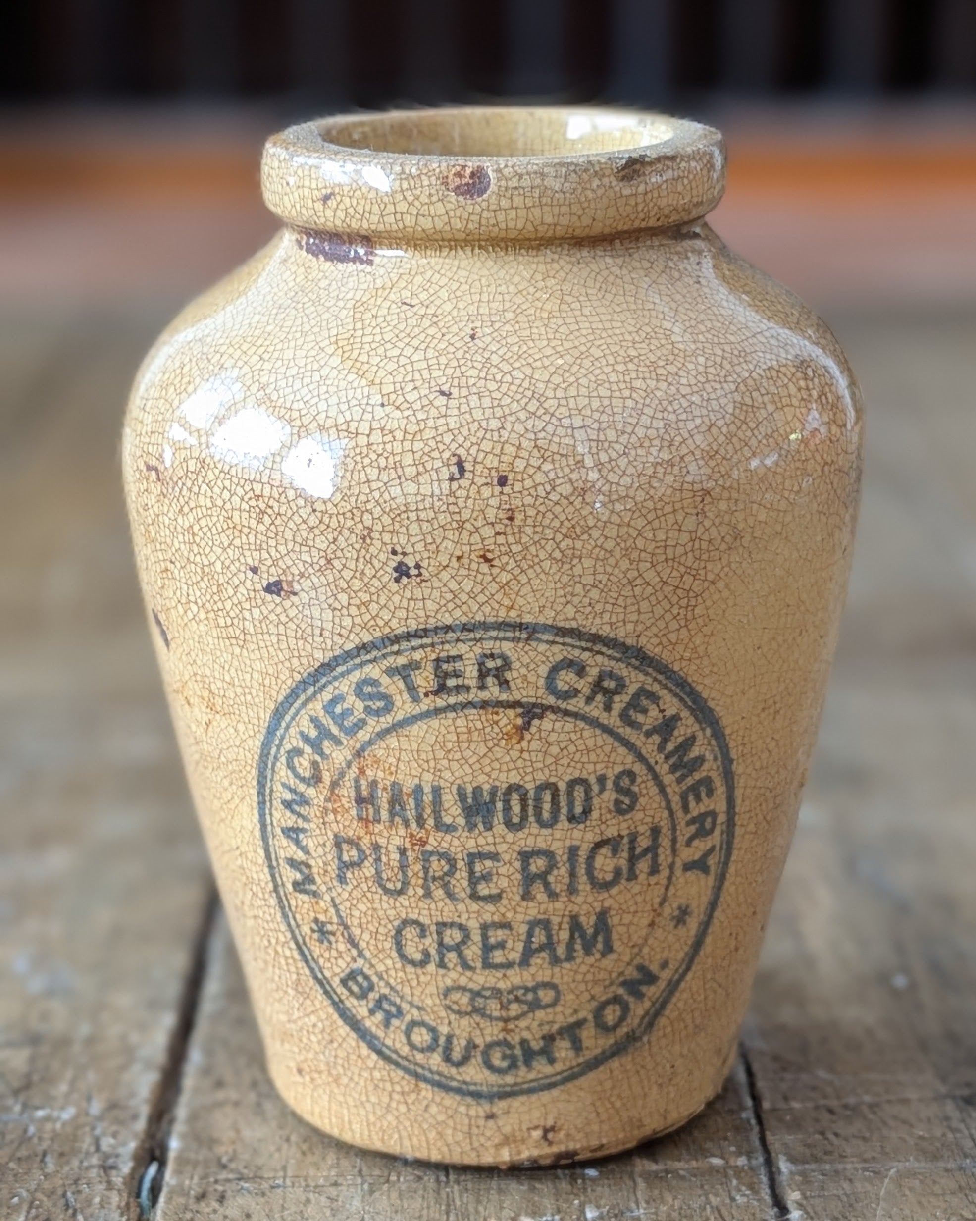 Manchester Creamery Hailwood's Pure Rich Cream Pot
