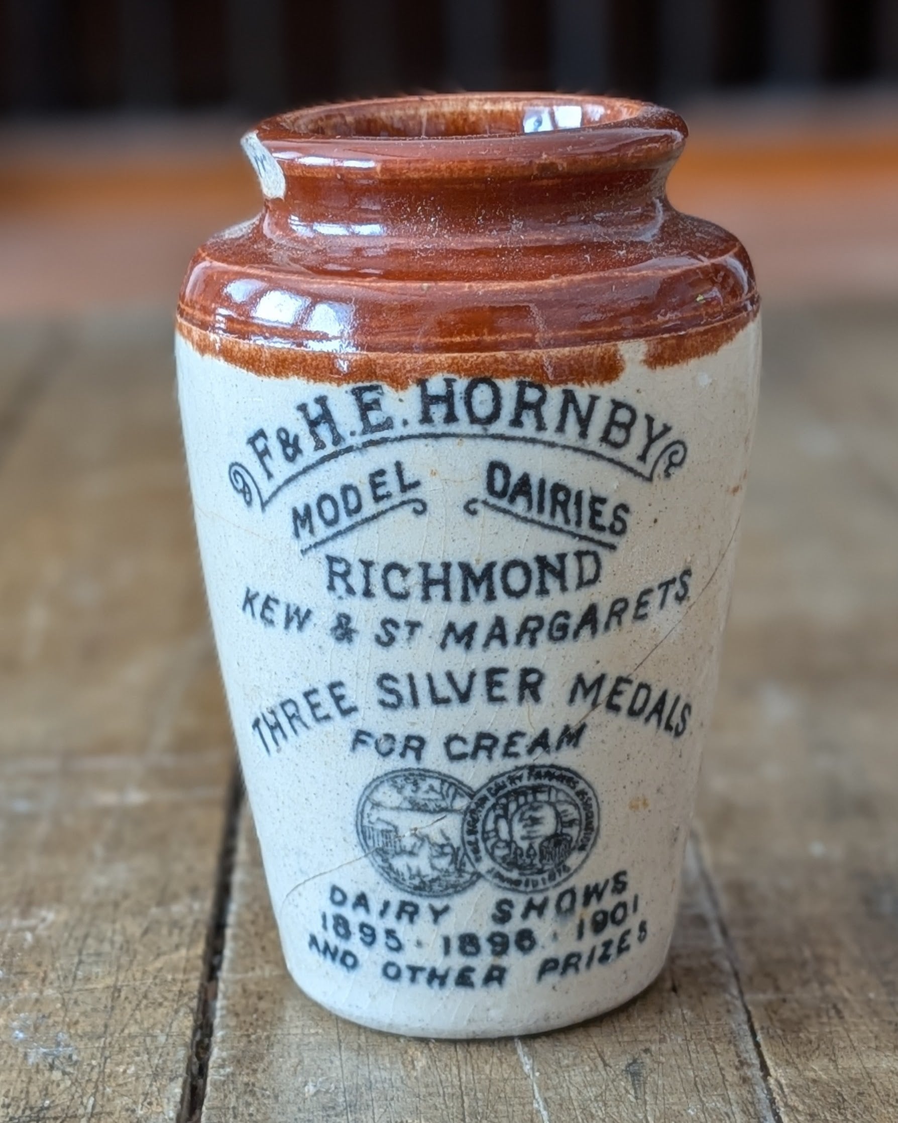 F. & H.E. Hornby Model Dairies Cream Pot