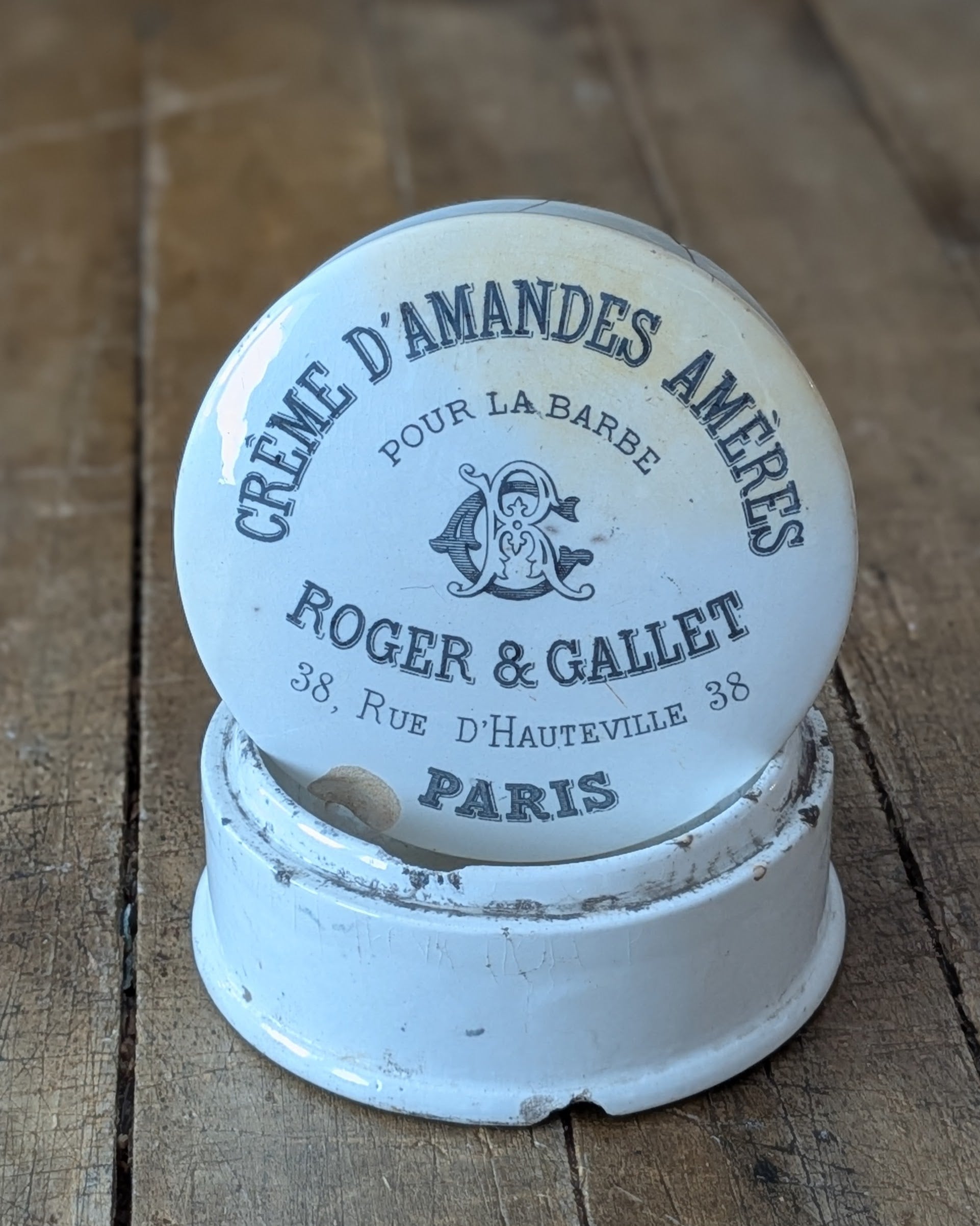 Roger & Gallet Shaving Cream Pot Paris