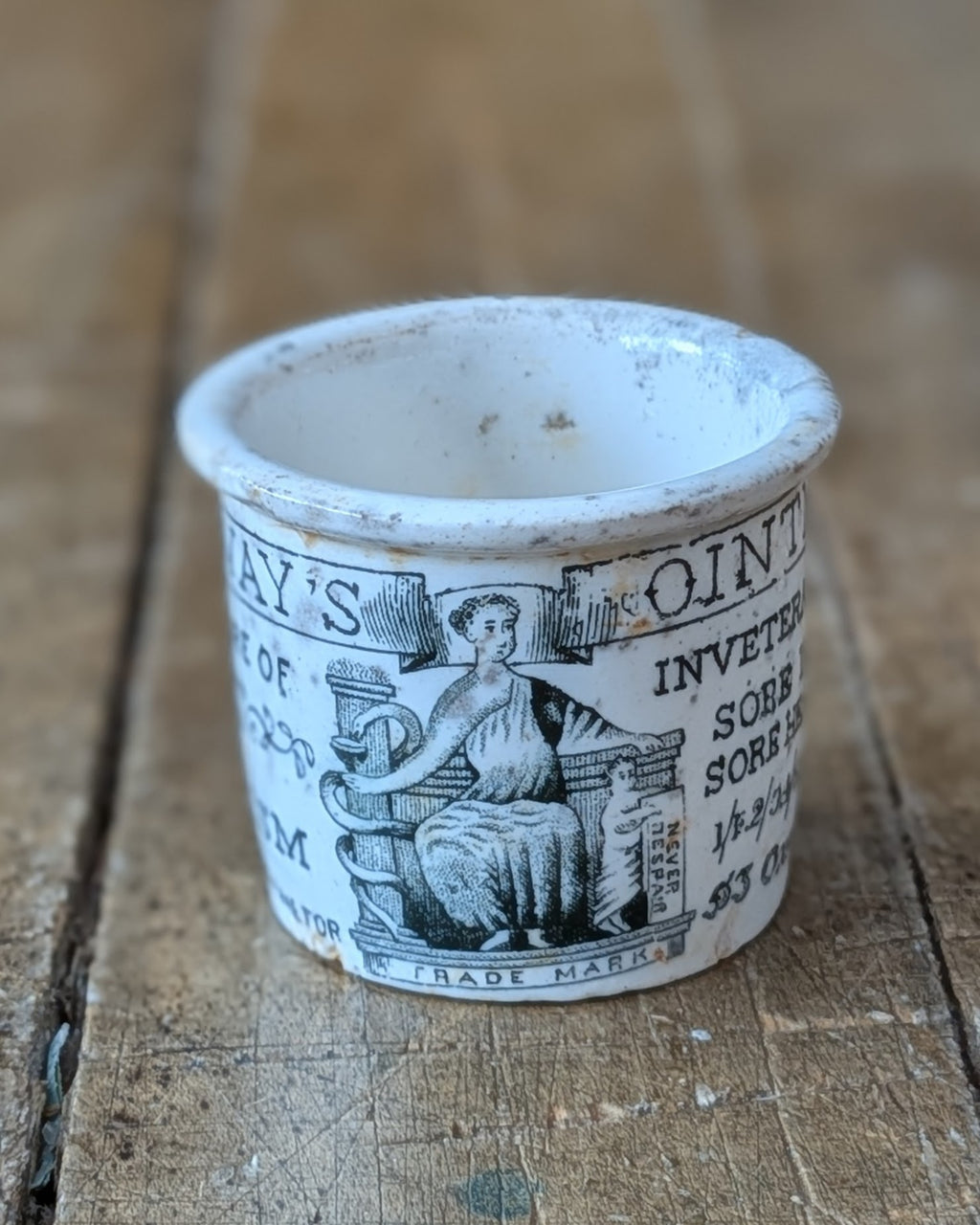 Holloway's Ointment Pot, c1867-1880