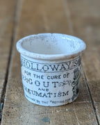 Holloway's Ointment Pot, c1867-1880